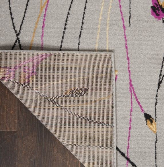 Nourison Home™ Grafix Gray 5'x7' Style 3 Area Rug-2