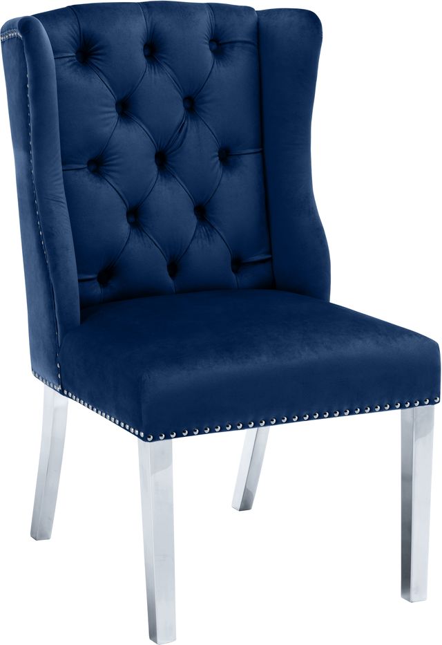 Meridian Furniture Suri Navy Velvet Dining Chair-0