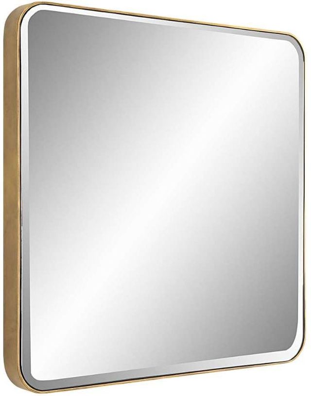 Uttermost® Hampshire Gold Square Mirror | Fischer Furniture | Rapid ...