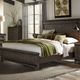 Liberty Furniture Thornwood Hills Rock Beaten Brown King Panel Bed-1
