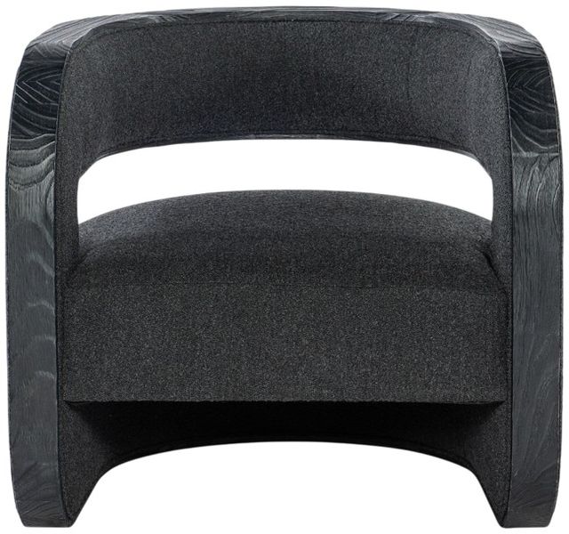 Hooker® Furniture CC Burke Charred Black/Wolf Ebony Accent Chair-2