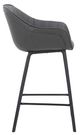 Armen Living Crimson Black/Gray Counter Stool-1