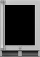 Hestan® Professional 24" 5 Cu. Ft. Steeletto Outdoor Dual Zone Refrigerator with Wine Storage-0
