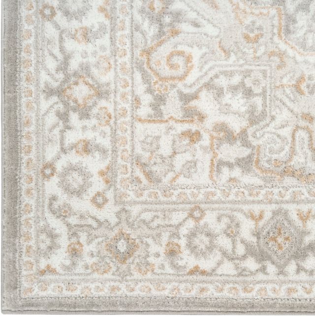 Nourison Home™ Dekor Light Gray 5'x7' Area Rug-3