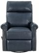 BarcaLounger® Crews Barone Navy Blue Manual Swivel Glider Recliner-3