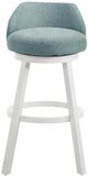 Armen Living Erika Light Blue/White Barstool-2