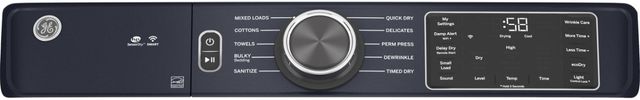 GE® Sapphire Blue Front Load Laundry Pair-4