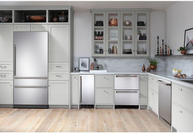 Café™ 36" 20.1 Cu. Ft. Stainless Steel Built-In Bottom Freezer Refrigerator-2