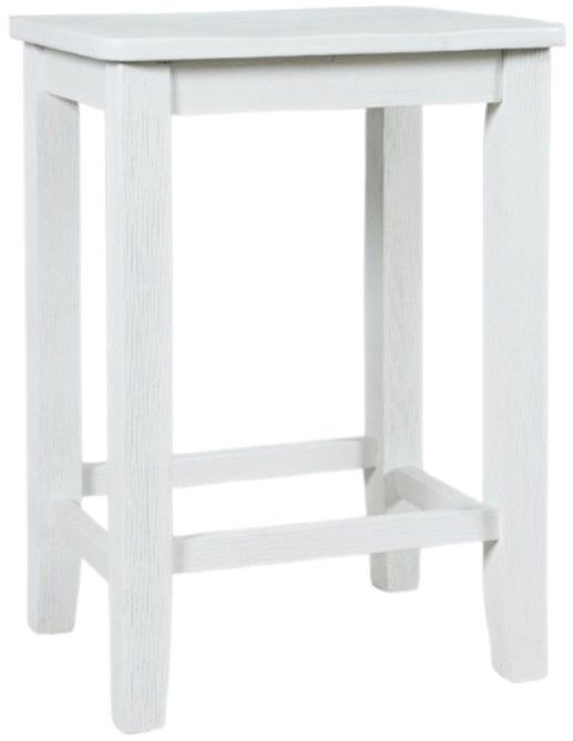 Jofran Inc. Eastern Tides 5-Piece ET Brushed White Counter Dining Set-3
