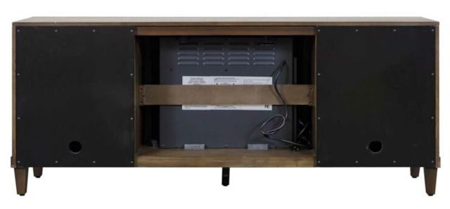 Martin Furniture Komodo Dark Brown Fireplace TV Stand-3