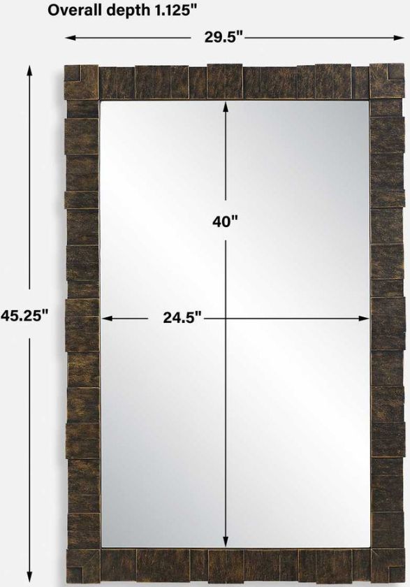 Uttermost® Bustelo Dark Bronze Mirror-3