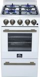 FORNO® Lamazze Alta Qualita 20" White Freestanding Gas Range-3