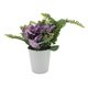 A & B Home Dark Purple Hydrangea in Tin Pot-0