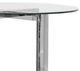 Modus Furniture Amalfi Glass Top 32" Round Bar Table with Chrome Base-2