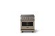 Viking® 5 Series 30" Nantucket Pro Style Electric Range with Polished Chrome Trim-3