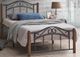 IFDC Black/Walnut Youth Single Platform Bed-0