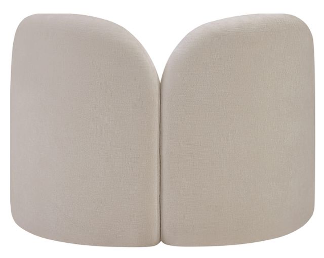 Meridian Furniture Daphne Beige Chenille Fabric Accent Chair-3