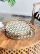 A & B Home Valentina Gold Large Decorative Tray-4