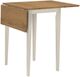 John Thomas Furniture® Dining Essentials Hickory 22" Dropleaf Top Dining Table with Shell Leg-0
