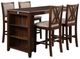 New Classic® Home Furnishings Amy 5-Piece Cherry 60" Counter Height Dining Set-0