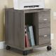Monarch Specialties Inc. Dark Taupe Office Cabinet-1