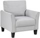 Homelegance® Aliana Gray Accent Chair-0