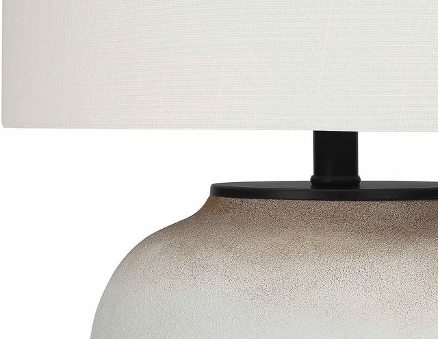 Monarch Specialties Inc. 21"H Cream Ceramic Table Lamp-2