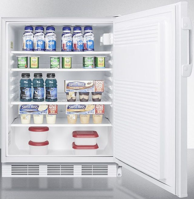 Accucold® by Summit® 5.5 Cu. Ft. White Under the Counter Refrigerator-3