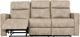 Primo™ International Gotham Bruce Taupe Faux Leather Manual Motion Sofa-4