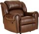 HomeStretch Laredo Cognac Leather Power Rocker Recliner-0