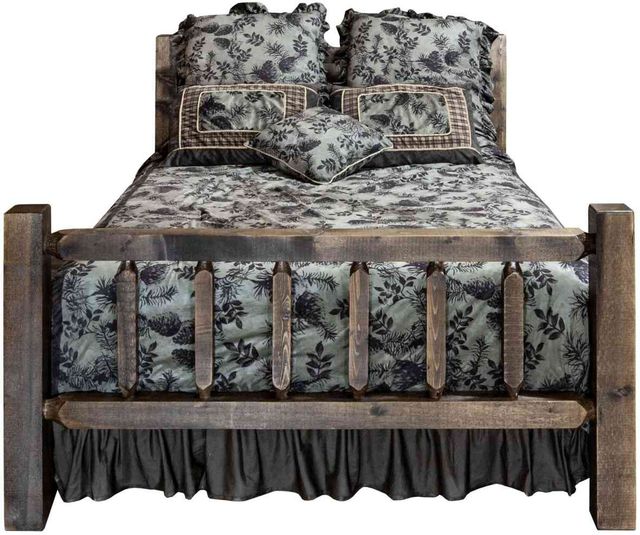 Montana Woodworks® Homestead Stain & Clear Lacquer California King Bed-1