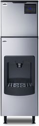 Summit® 23" 350 lb. Stainless Steel Freestanding Ice and Water Dispenser-0