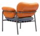 YHD Aurea Gray/Orange Accent Chair-4