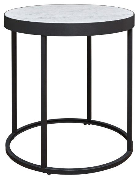 Signature Design by Ashley® Windron 3-Piece Black/White Living Room Table Set-2