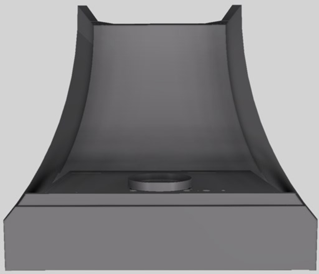 Vent-A-Hood® Designer Series 36" Gunsmoke Wall Mounted Range Hood-2
