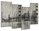 YHD Golden Gate Bridge 4-Piece Wall Art Set-2