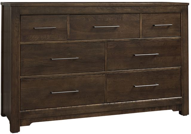 LM Co Home By Vaughan-Bassett Crafted Cherry by Ben & Erin Napier Dark Cherry 7-Drawer Dresser-0