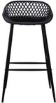 Moe's Home Collection Piazza Black-m2 Outdoor Bar Stool-2