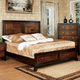 Furniture of America® Patra Acacia/Walnut King Bed-0