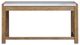 Magnussen Home® Plum Creek Sierra Brown Writing Desk with Marble Top-3
