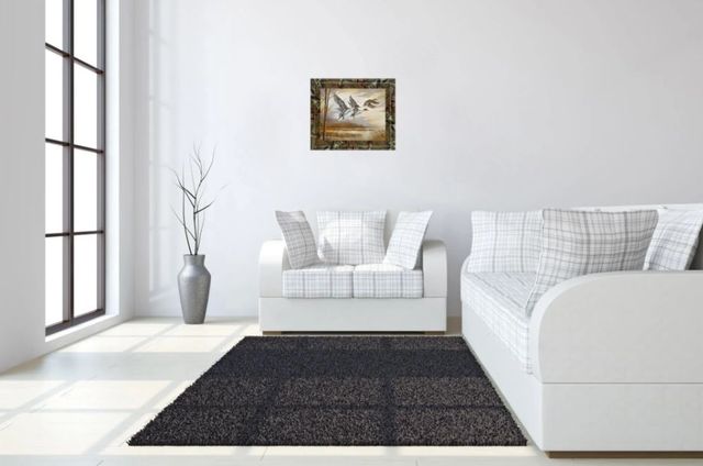 Classy Art Pintails by Ruanne Manning and Mossy Oak Native Living Framed Print Wall Art-2