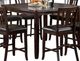 Furniture of America® Edgewood II Espresso Square Counter Height Table-0