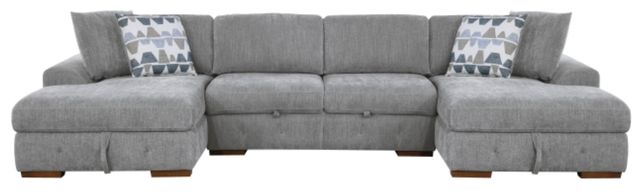 Homelegance® Raife 3-Piece Gray U-Shape Sectional-1