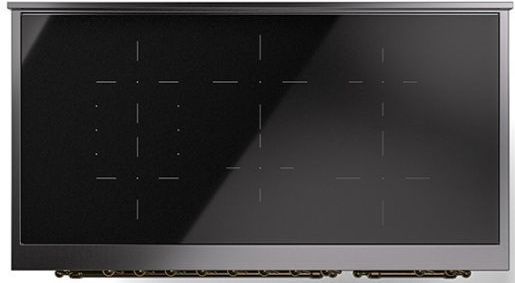 Ilve® Nostalgie II Series 48" Blue Grey Pro Style Induction Range-3