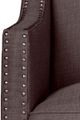 Elements International Erica Heirloom Chocolate Chair-4