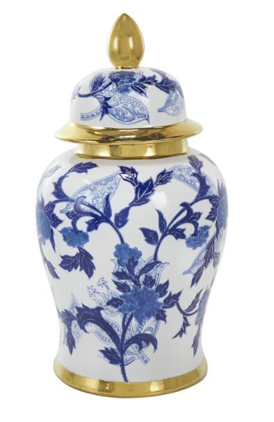 Deco Marche Blue Ceramic Vase-0