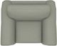 La-Z-Boy® Pembroke Premier Stone Stationary Chair with Nailhead Trim-2
