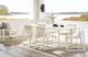 Vanguard® Furniture Breeze Cloud Wooden Outdoor Dining Table-4
