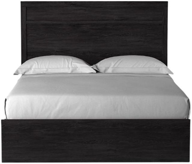 Charcoal Queen Panel Bed - OVERSTOCK-2