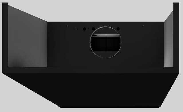 Vent-A-Hood® 30" Black Wall Hood-3
